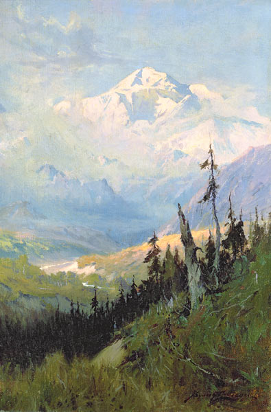 An Autumn Day, Mt. McKinley van Sidney Laurence