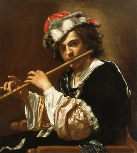 Der Flötenspieler. van Sigismondo Coccapani