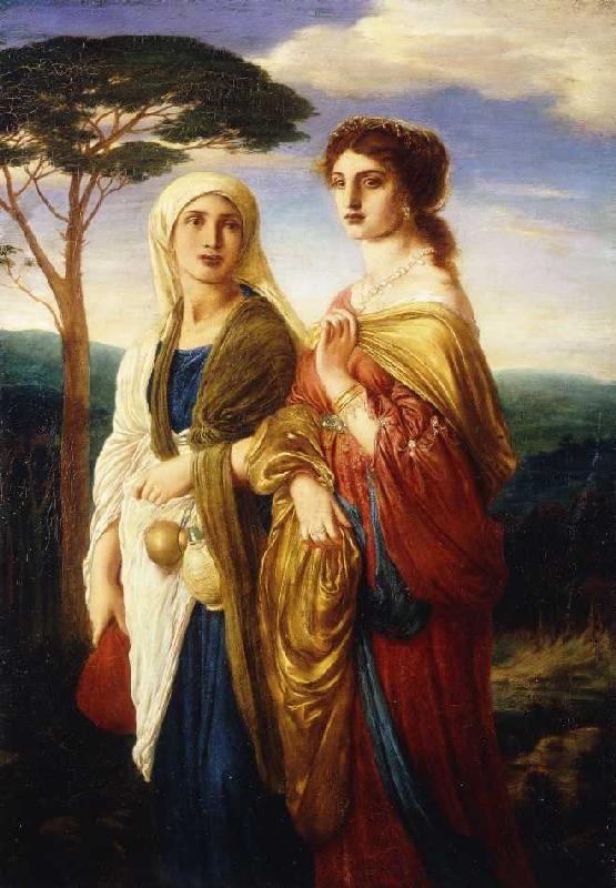 Judith und ihre Dienerin van Simeon Solomon