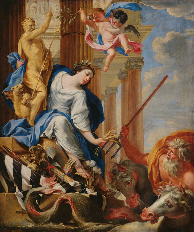 Ceres Vanquishing the Attributes of War van Simon Vouet