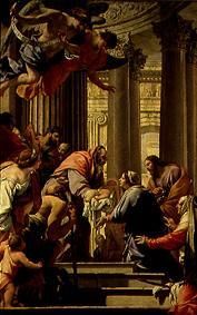 Die Darbringung Jesu im Tempel van Simon Vouet