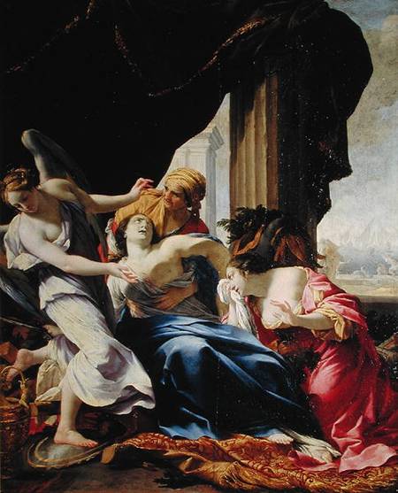 The Death of Dido van Simon Vouet