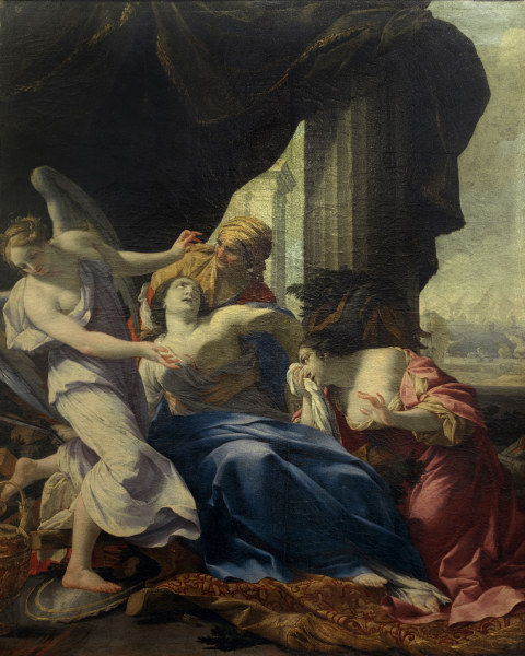 Death of Dido / Simon Vouet / Painting van Simon Vouet
