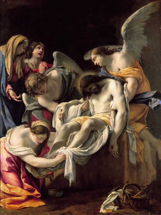 The Entombment of Christ van Simon Vouet