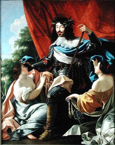 Louis XIII (1601-43) van Simon Vouet