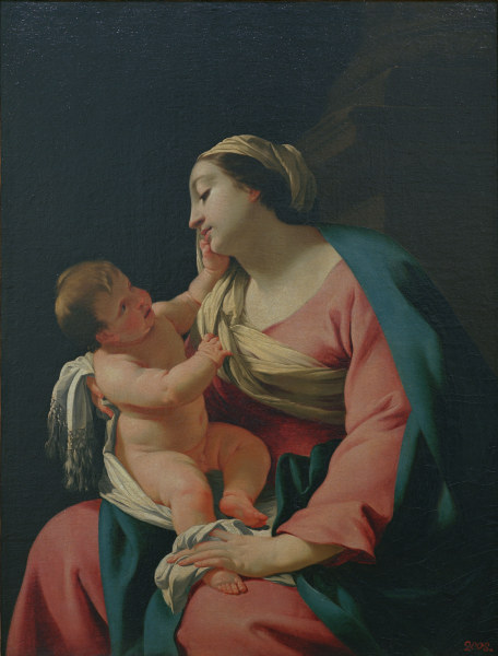 S.Vouet, Madonna mit dem Kind van Simon Vouet