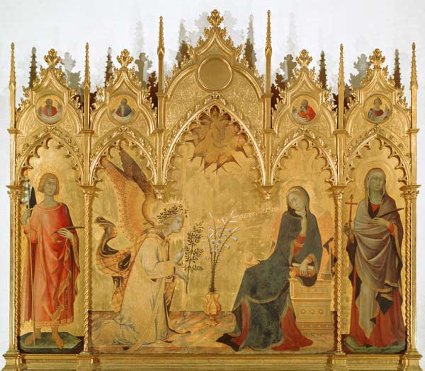 Annunciation van Simone Martini