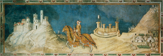 Guidoriccio da Fogliano van Simone Martini