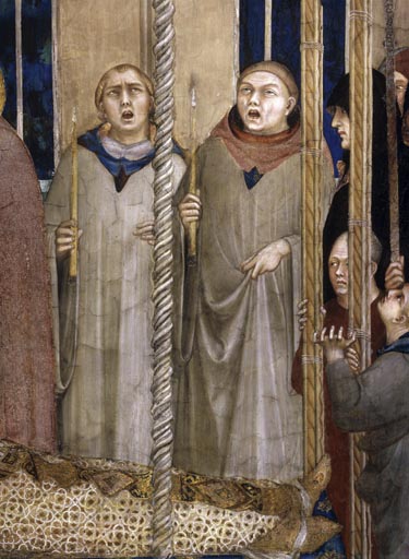 Die Exequien des hl. Martin von Tours van Simone Martini