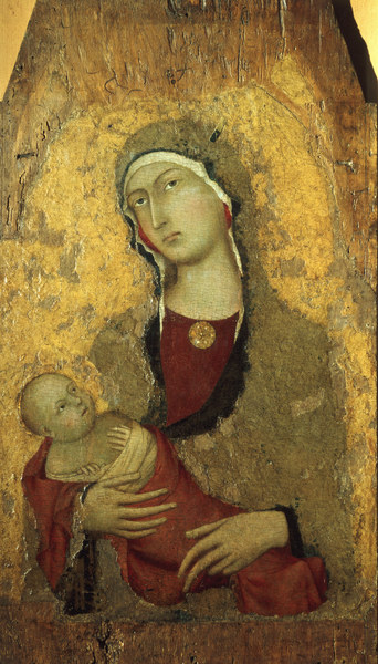 Simone Martini, Virgin and Child (Siena) van Simone Martini