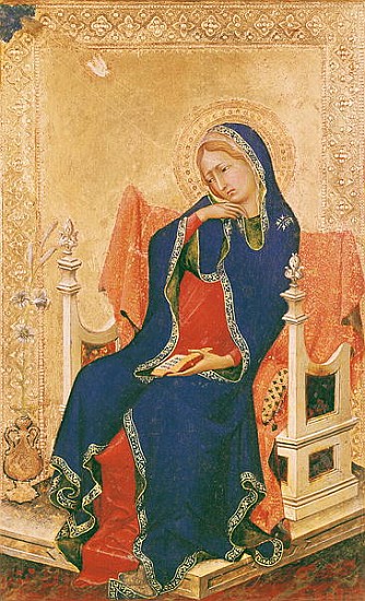 Virgin of the Annunciation van Simone Martini