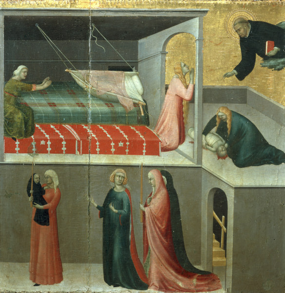 Miracle of Agostino Novello van Simone Martini