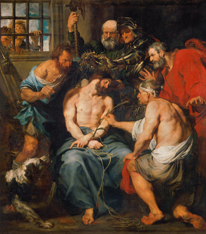 Die Dornenkrönung Christi. van Sir Anthony van Dijck