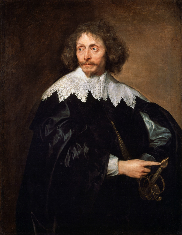 Portrait of Sir Thomas Chaloner (1595-1661) van Sir Anthony van Dijck