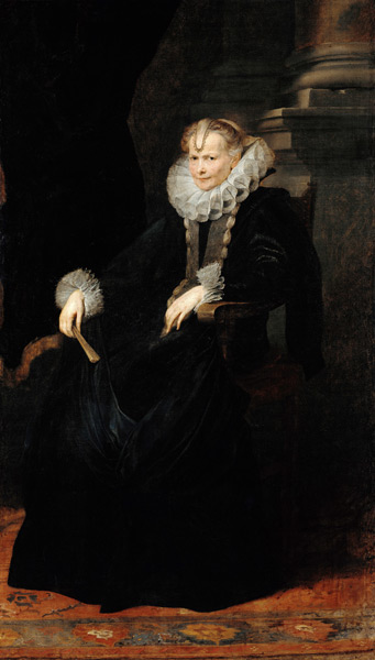 Portrait of a Genovese Lady van Sir Anthony van Dijck