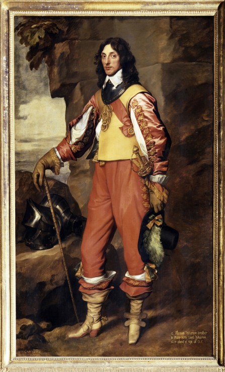 Portrait of Sir Thomas Wharton van Sir Anthony van Dijck