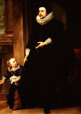 Portrait of a Nobleman and his Child or Portrait of the Brother of Rubens
