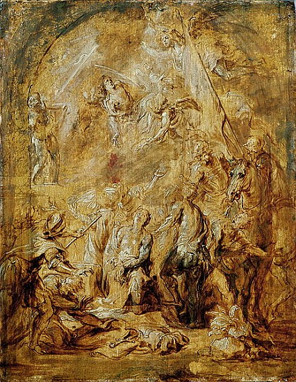 Martyrdom of St. George van Sir Anthony van Dyck