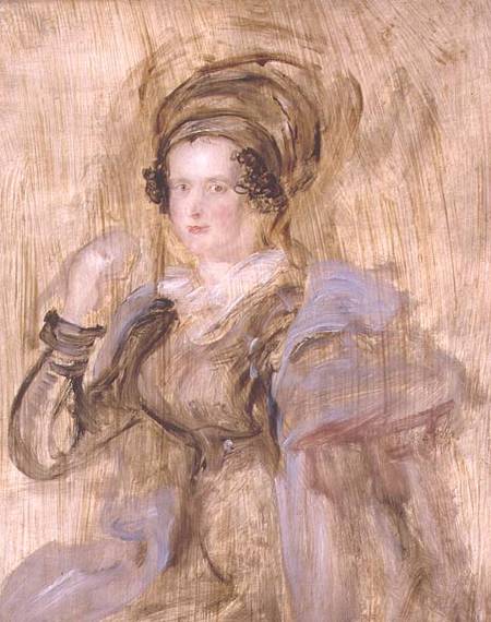 Portrait of Maria, Lady Chalcott van Sir David Wilkie