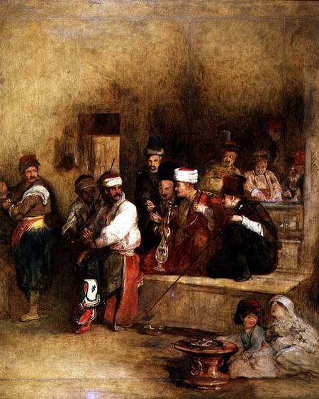 A Tartar Messenger Narrating the News of the Victory of St. Jean D'Acre van Sir David Wilkie