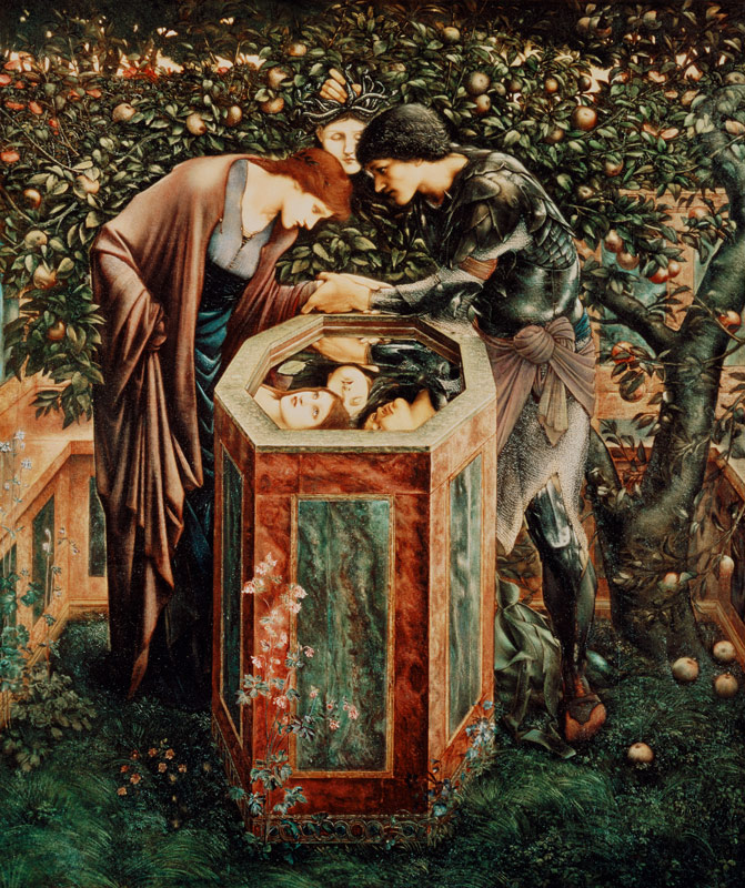 Das Schreckenshaupt van Sir Edward Burne-Jones