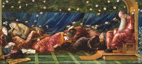 E.Burne-Jones, The Briar Rose van Sir Edward Burne-Jones