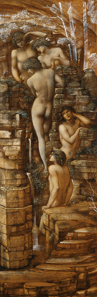 Wood Nymphs van Sir Edward Burne-Jones