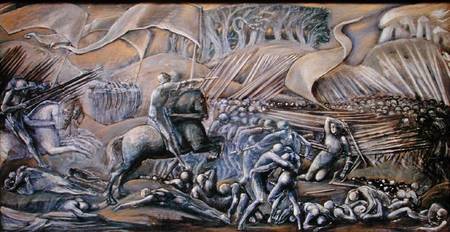 The Battle of Flodden Field van Sir Edward Burne-Jones
