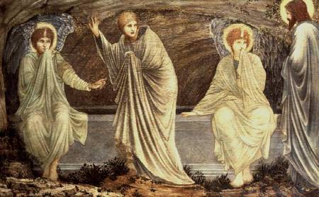 The morning of the resurrection van Sir Edward Burne-Jones