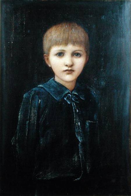 Portrait of Denis Mackail, grandson of the artist van Sir Edward Burne-Jones