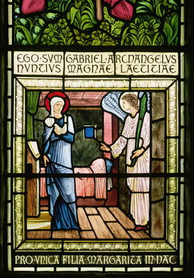 The Annunciation (stained glass) van Sir Edward Burne-Jones