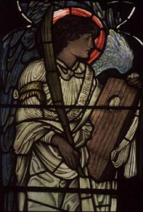 Angel with a Lyre, from the St. Cecilia Window, Christ Church, Oxford