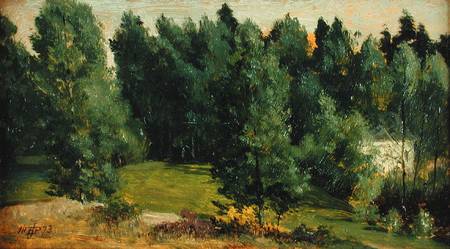 A Wooded Landscape van Sir Edward John Poynter