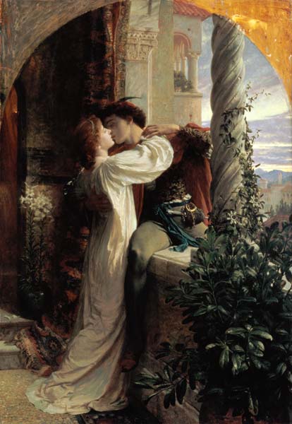 Romeo and Juliet van Sir Frank Dicksee