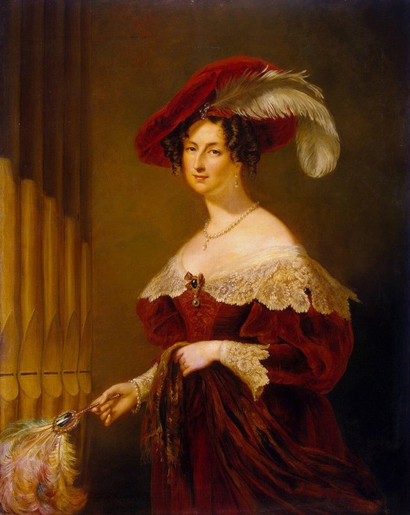 Portrait of Countess Yelizaveta Ksaweryevna Vorontsova (1792-1880) van Sir George Hayter