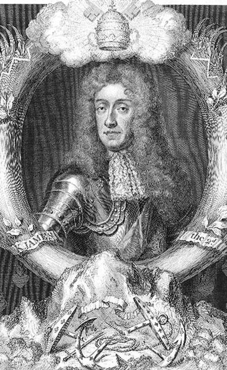 Portrait of James VII of Scotland, II of England (1633-1701) van Sir Godfrey Kneller