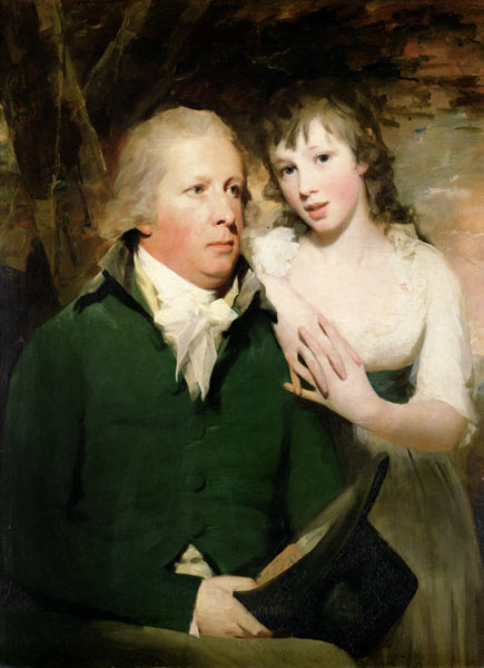 Sir Alexander Don with his daughter Elizabeth van Sir Henry Raeburn
