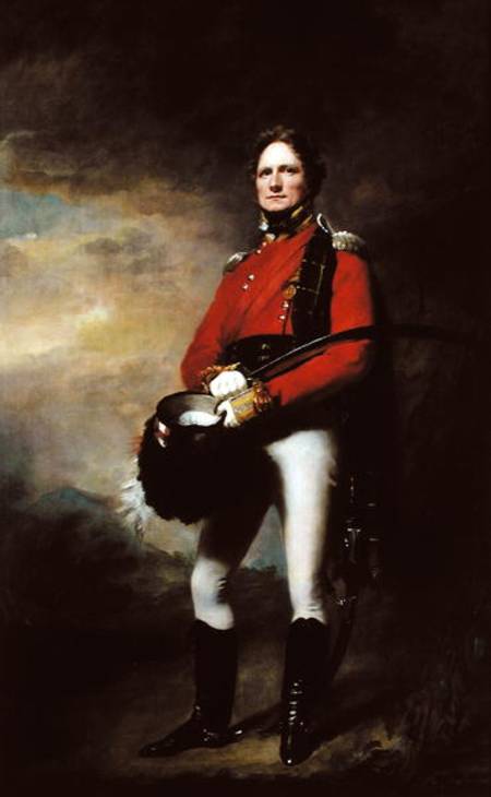 Major James Lee Harvey (c.1780-1848) van Sir Henry Raeburn