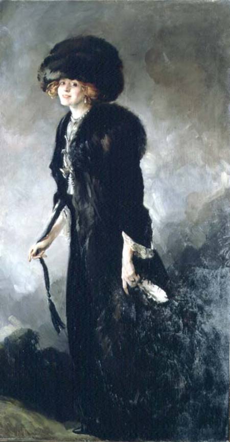 Portrait of Ruby Miller van Sir James Jebusa Shannon