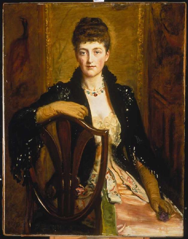Bildnis der Alice Sophia Caroline Wortley. van Sir John Everett Millais