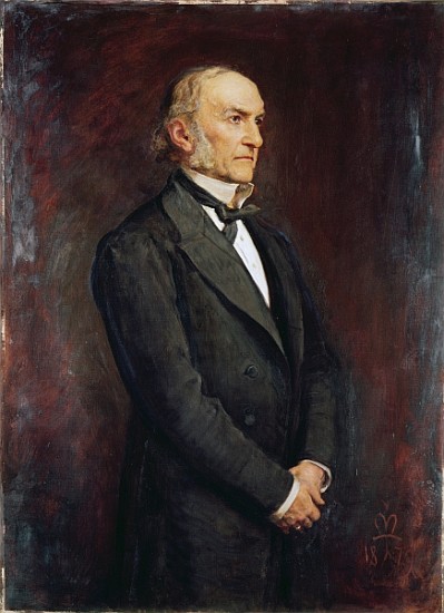 Portrait of William Ewart Galdstone (1809-1898) 1879 van Sir John Everett Millais