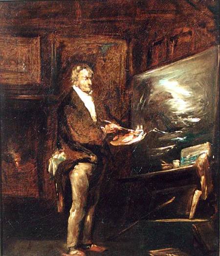 Portrait of Joseph Mallord William Turner (1775-1851) van Sir John Gilbert