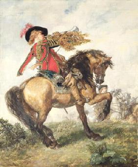 The King's Trumpeter, 1874 (w/c and gouache on paper)