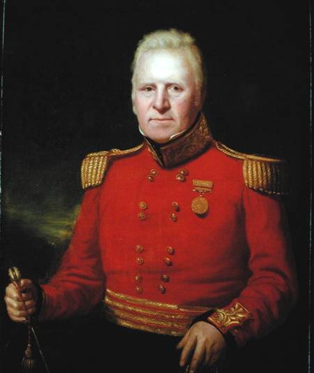 Portrait of Sir David Baird (1757-1829) van Sir John Watson-Gordon