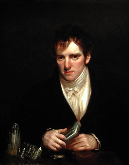 Portrait of Thomas Allan (1777-1833) van Sir John Watson Gordon