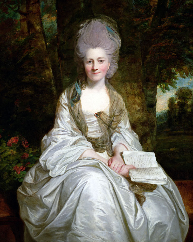 A Portrait of Dorothy Vaughan, Countess of Lisburne van Sir Joshua Reynolds