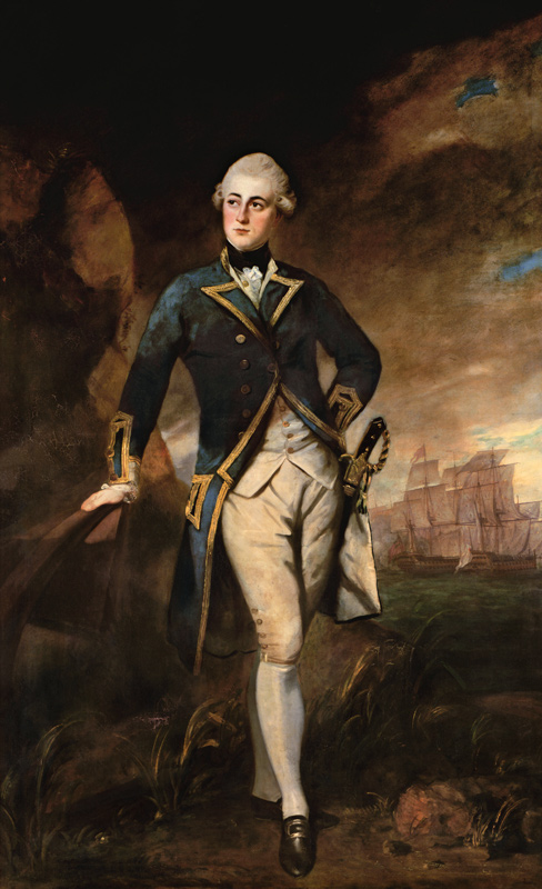 Captain Lord Robert Manners van Sir Joshua Reynolds