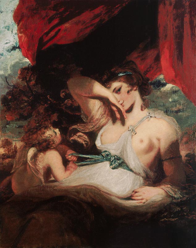 Cupid Unfastening the Girdle of Venus van Sir Joshua Reynolds
