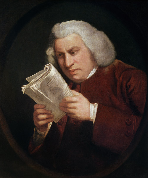 Dr. Johnson (1709-84) van Sir Joshua Reynolds
