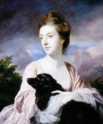 Lady Charles Spencer (oil on canvas) van Sir Joshua Reynolds